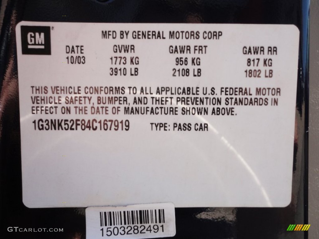 2004 Alero GX Sedan - Dark Blue / Neutral photo #15