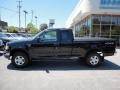 2002 Black Ford F150 XLT SuperCab 4x4  photo #2