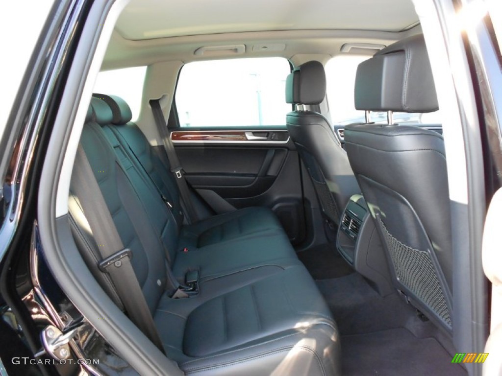 Black Anthracite Interior 2011 Volkswagen Touareg TDI Lux 4XMotion Photo #51404300