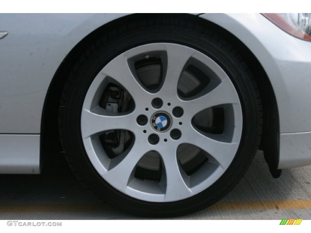 2008 3 Series 335i Sedan - Titanium Silver Metallic / Gray photo #6