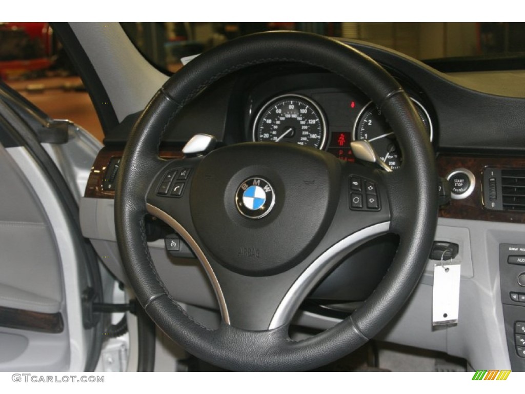 2008 3 Series 335i Sedan - Titanium Silver Metallic / Gray photo #14