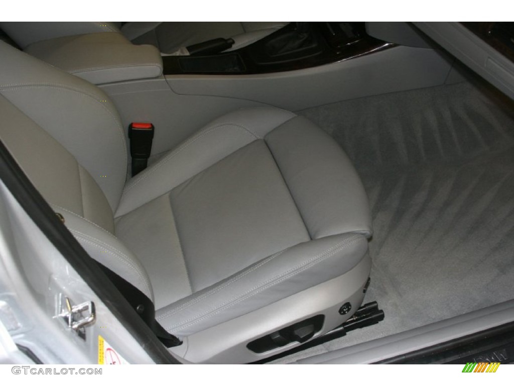 2008 3 Series 335i Sedan - Titanium Silver Metallic / Gray photo #27