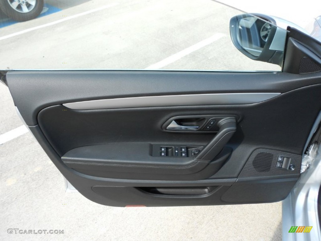 2012 Volkswagen CC Sport Black Door Panel Photo #51405273