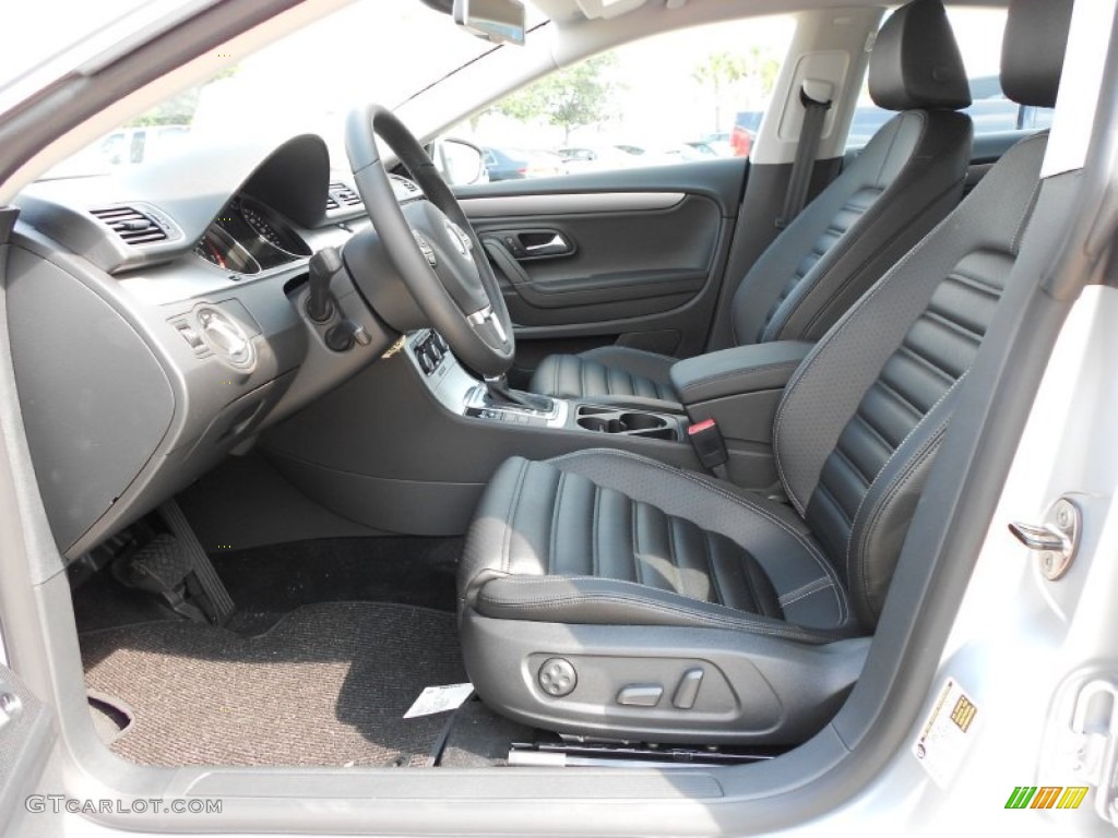 Black Interior 2012 Volkswagen CC Sport Photo #51405276