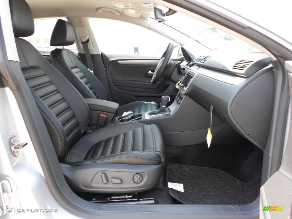 Black Interior 2012 Volkswagen CC Sport Photo #51405291