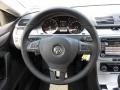 Black 2012 Volkswagen CC Sport Steering Wheel