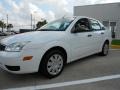 2005 Cloud 9 White Ford Focus ZX4 S Sedan  photo #3