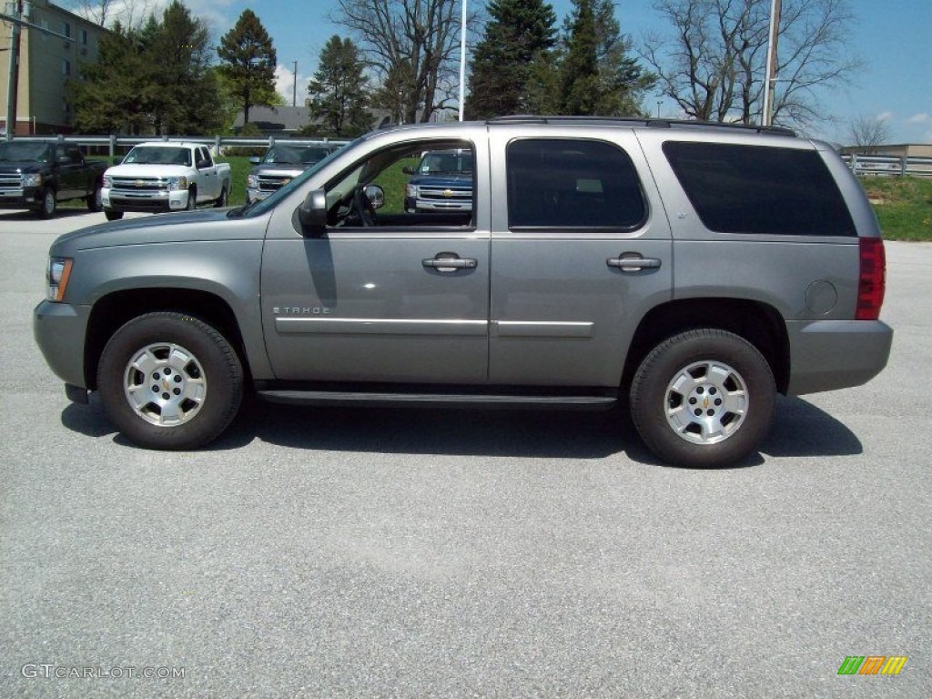 Graystone Metallic 2008 Chevrolet Tahoe LT 4x4 Exterior Photo #51405483