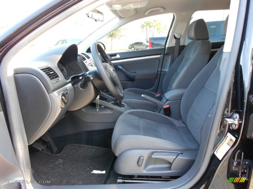 Anthracite Interior 2009 Volkswagen Jetta S SportWagen Photo #51406236