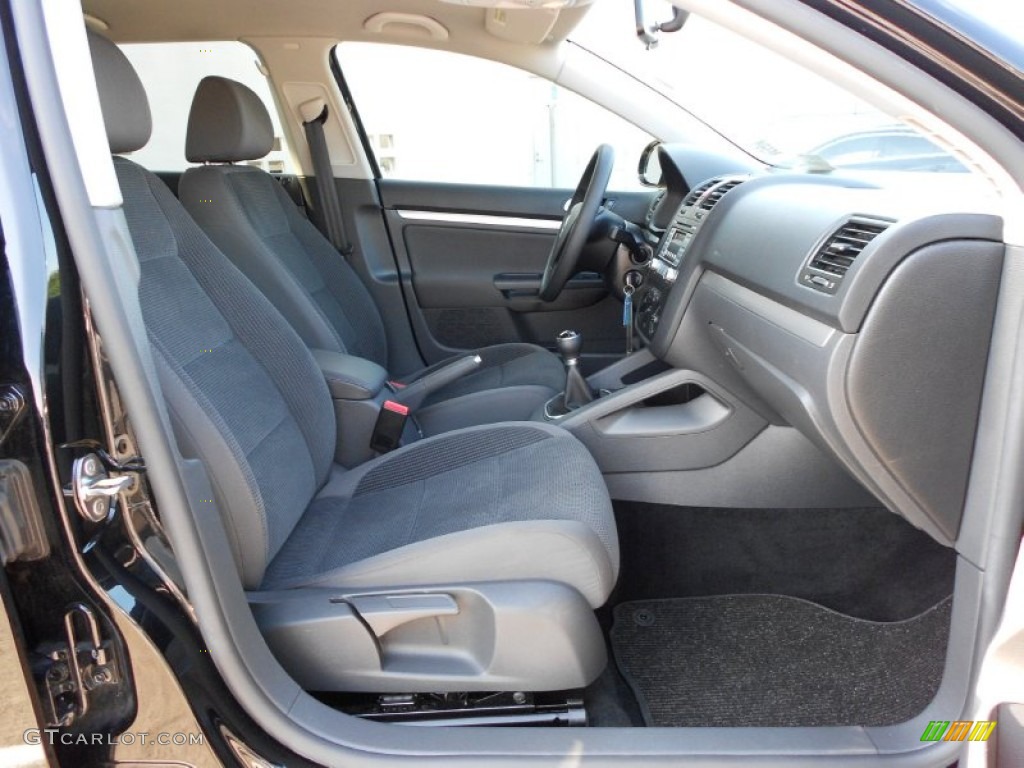 Anthracite Interior 2009 Volkswagen Jetta S SportWagen Photo #51406254