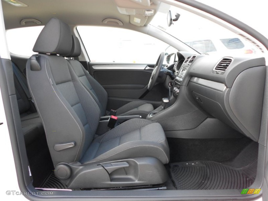 Titan Black Interior 2010 Volkswagen Golf 2 Door Photo #51406416