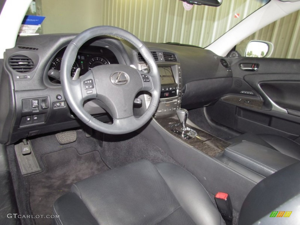 2010 Lexus IS 250C Convertible Black Dashboard Photo #51409317