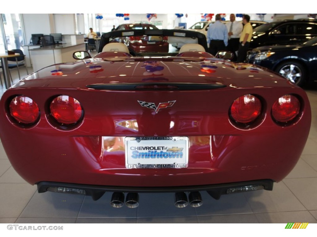 2011 Corvette Convertible - Crystal Red Tintcoat Metallic / Cashmere photo #7