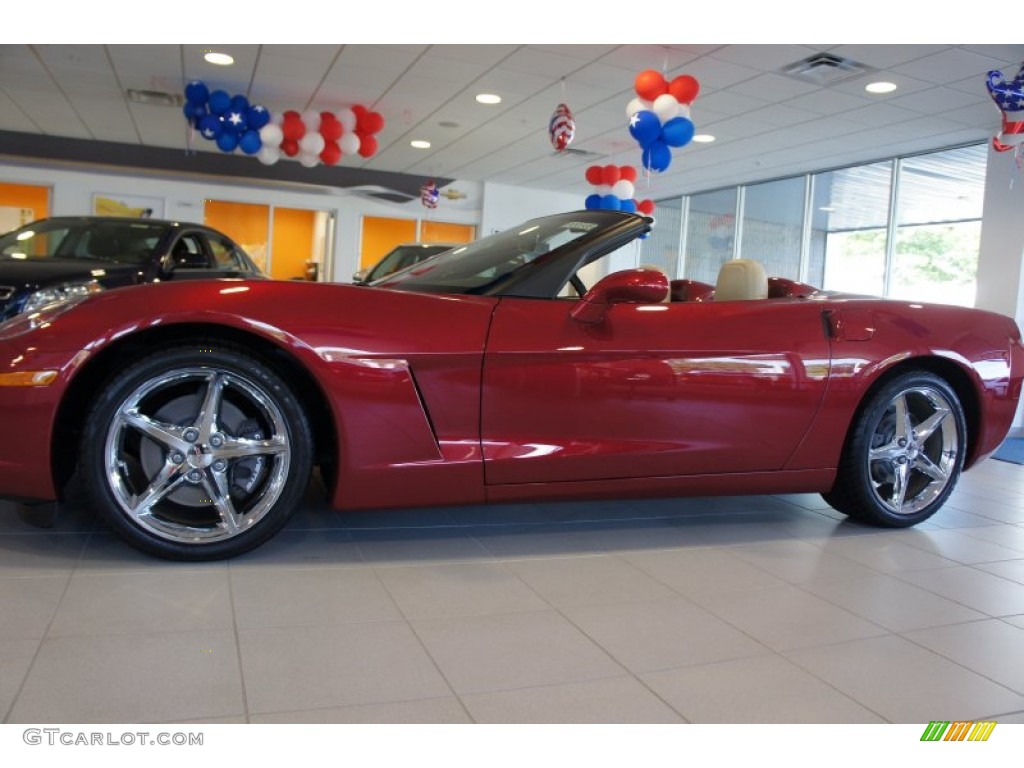 2011 Corvette Convertible - Crystal Red Tintcoat Metallic / Cashmere photo #10