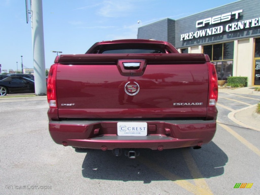 2008 Escalade EXT AWD - Sonoma Red / Cocoa/Light Cashmere photo #6