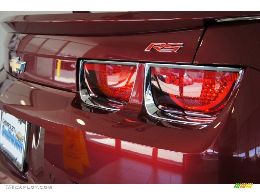 2011 Camaro LT/RS Convertible - Red Jewel Metallic / Black photo #16