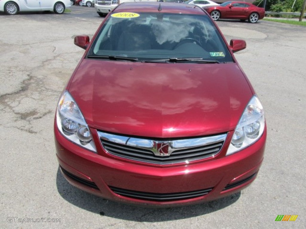 2008 Aura XE 3.5 - Red Jewel / Gray photo #9