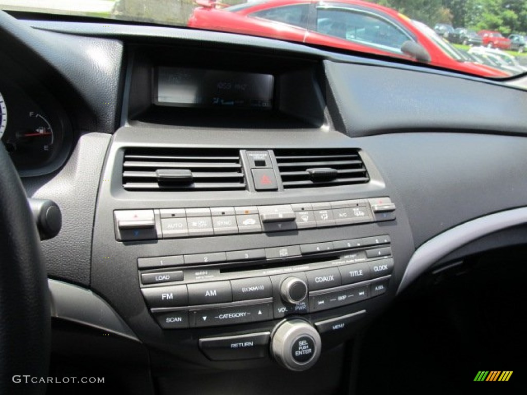 2010 Accord EX-L V6 Coupe - Polished Metal Metallic / Black photo #22