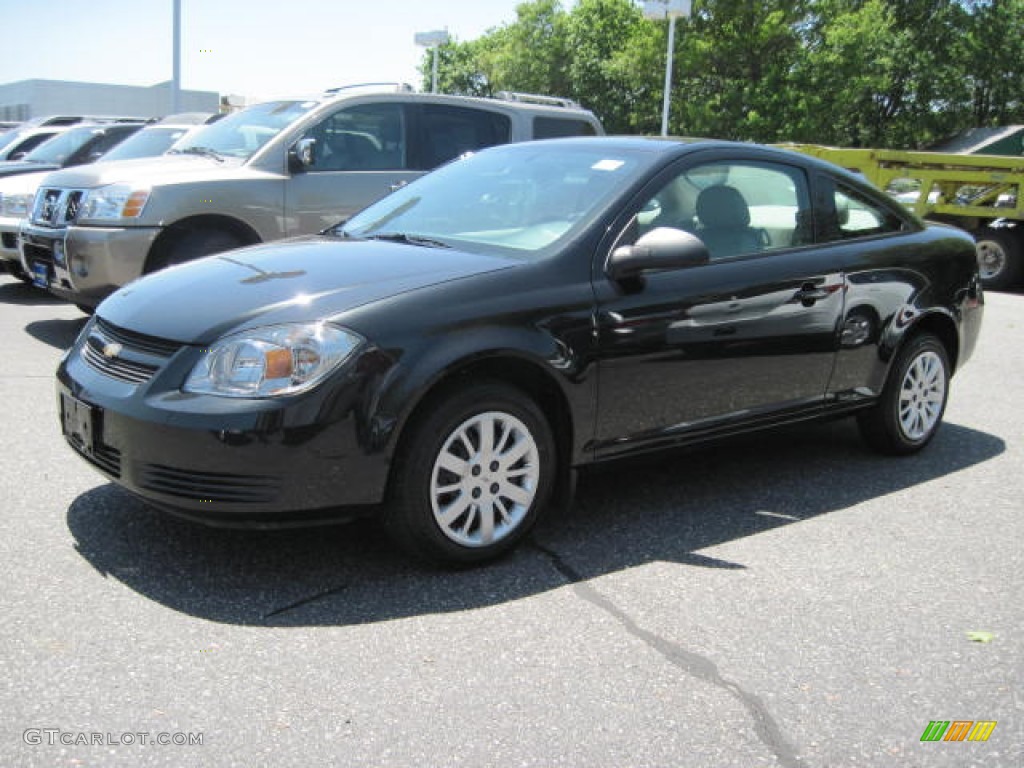 2010 Cobalt LS Coupe - Black / Gray photo #1