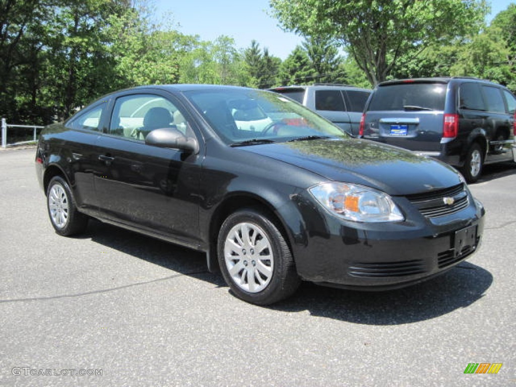 2010 Cobalt LS Coupe - Black / Gray photo #5