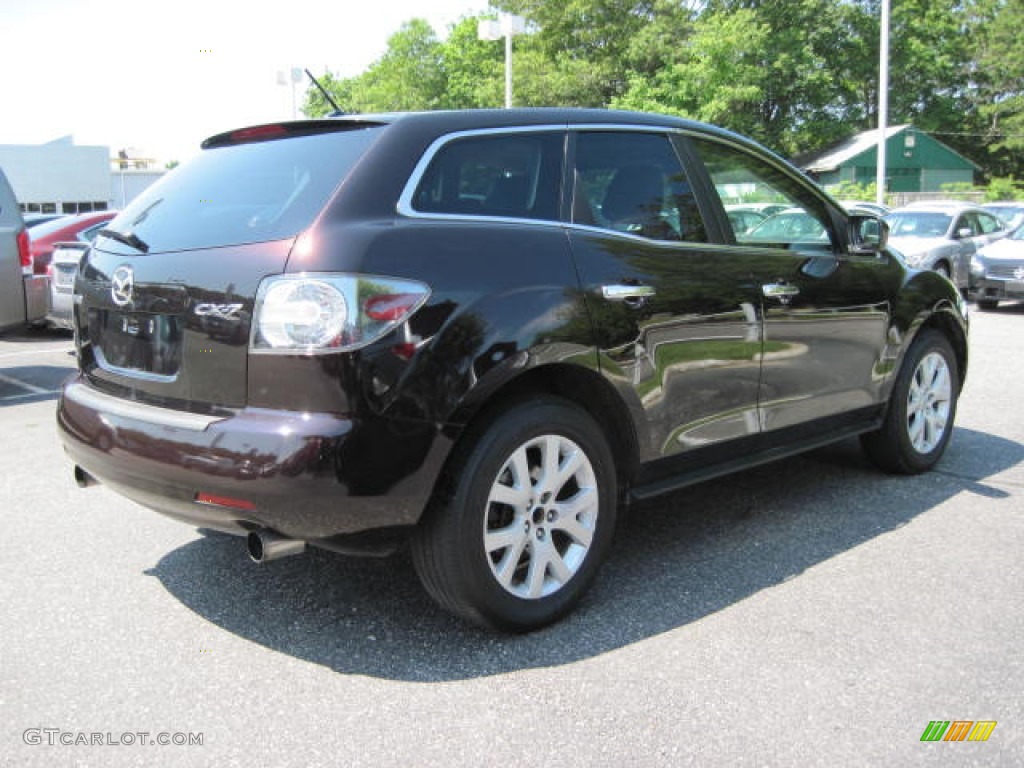 2007 CX-7 Touring - Black Cherry Mica / Black photo #3