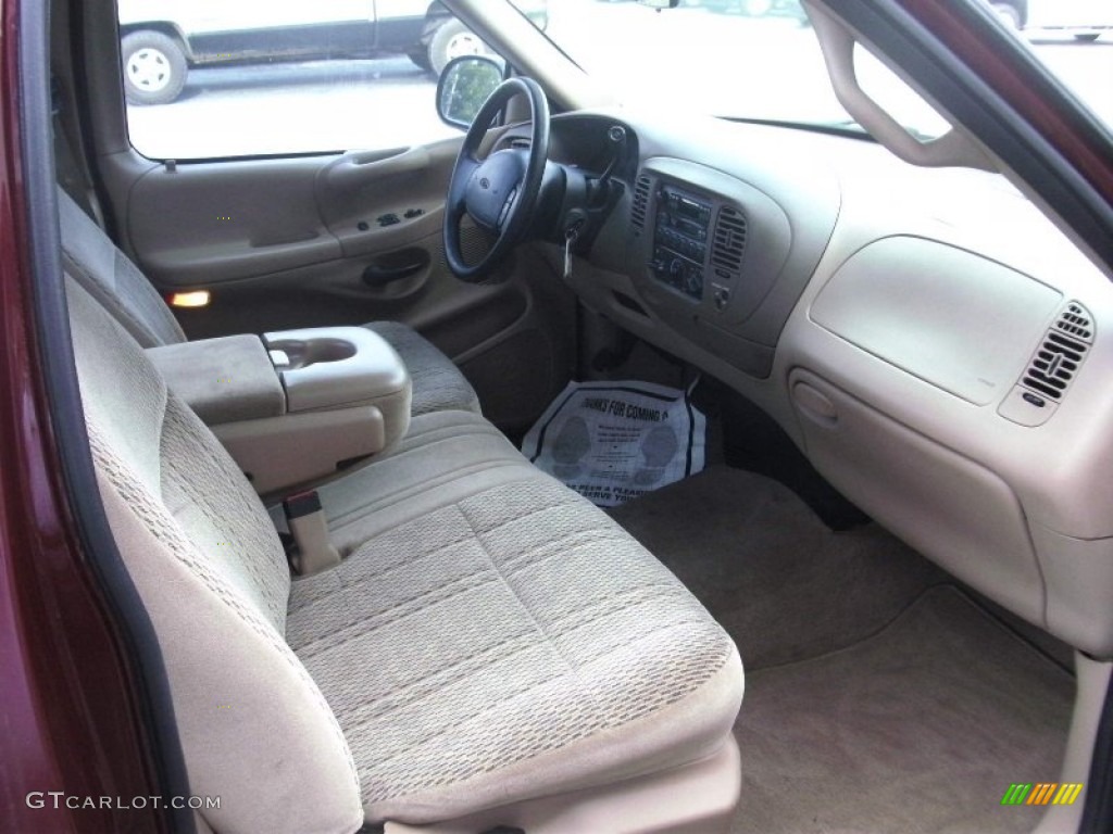 Medium Graphite Interior 1998 Ford F150 XLT Regular Cab Photo #51414034