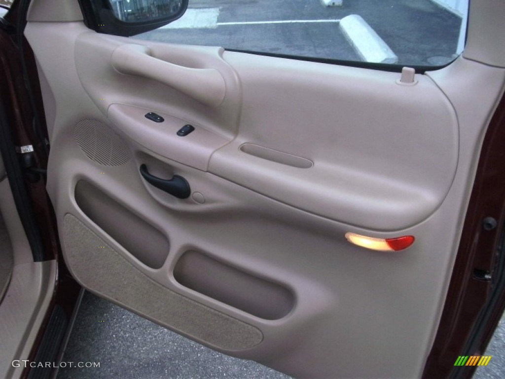1998 Ford F150 XLT Regular Cab Medium Graphite Door Panel Photo #51414049