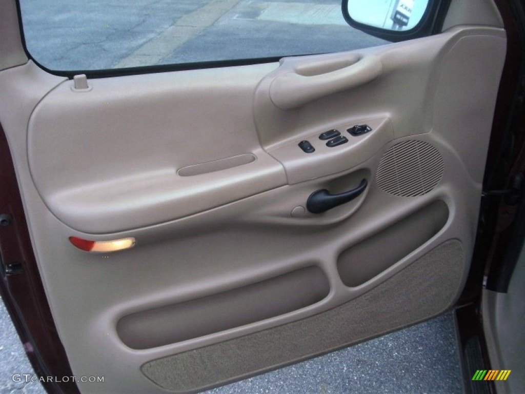 1998 Ford F150 XLT Regular Cab Medium Graphite Door Panel Photo #51414067