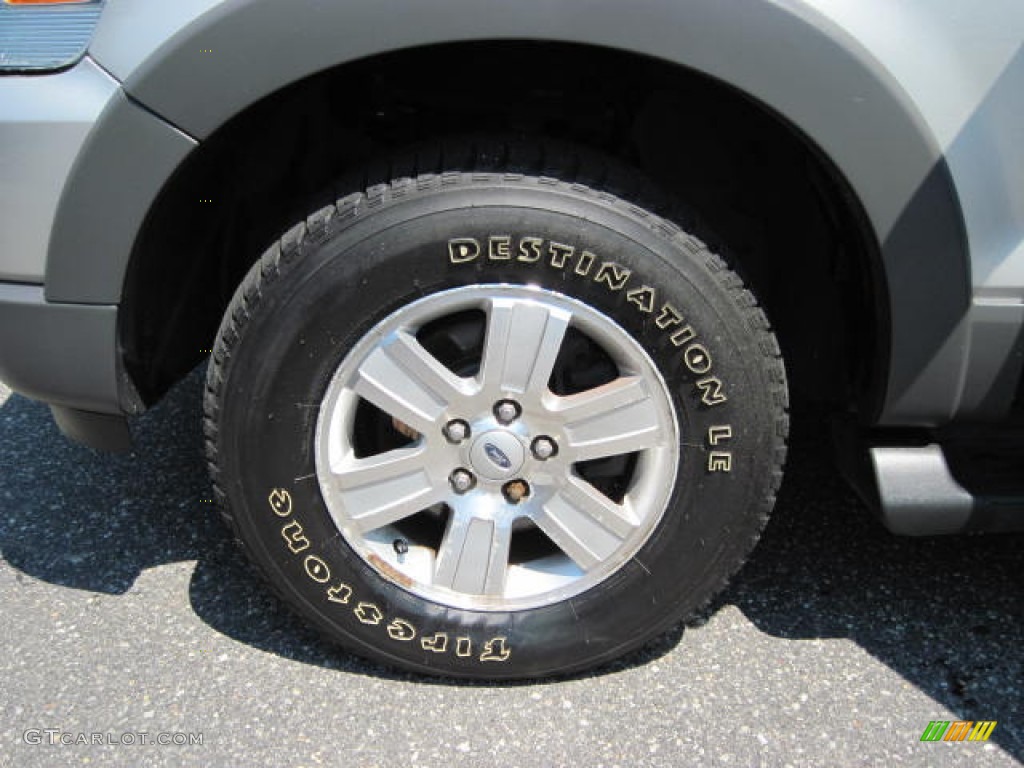 2006 Explorer XLT 4x4 - Silver Birch Metallic / Stone photo #8