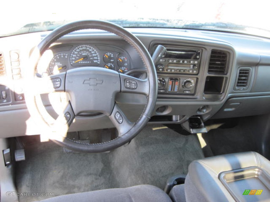 2006 Silverado 1500 LT Extended Cab 4x4 - Graystone Metallic / Dark Charcoal photo #5