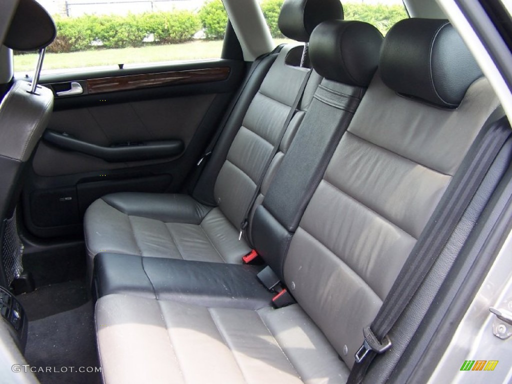 Platinum/Saber Black Interior 2003 Audi Allroad 2.7T quattro Photo #51414545