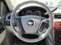 Light Titanium/Ebony 2010 Chevrolet Silverado 1500 LTZ Extended Cab 4x4 Steering Wheel