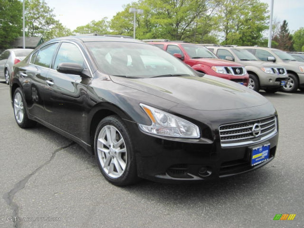 2010 Maxima 3.5 SV - Crimson Black / Charcoal photo #4