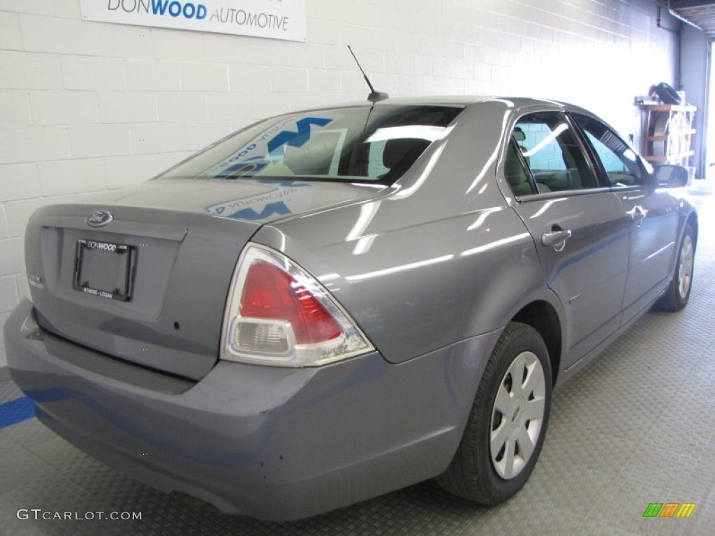2007 Fusion S - Tungsten Grey Metallic / Light Stone photo #4