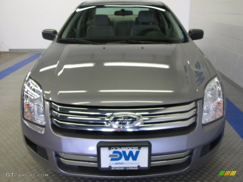 2007 Fusion S - Tungsten Grey Metallic / Light Stone photo #7