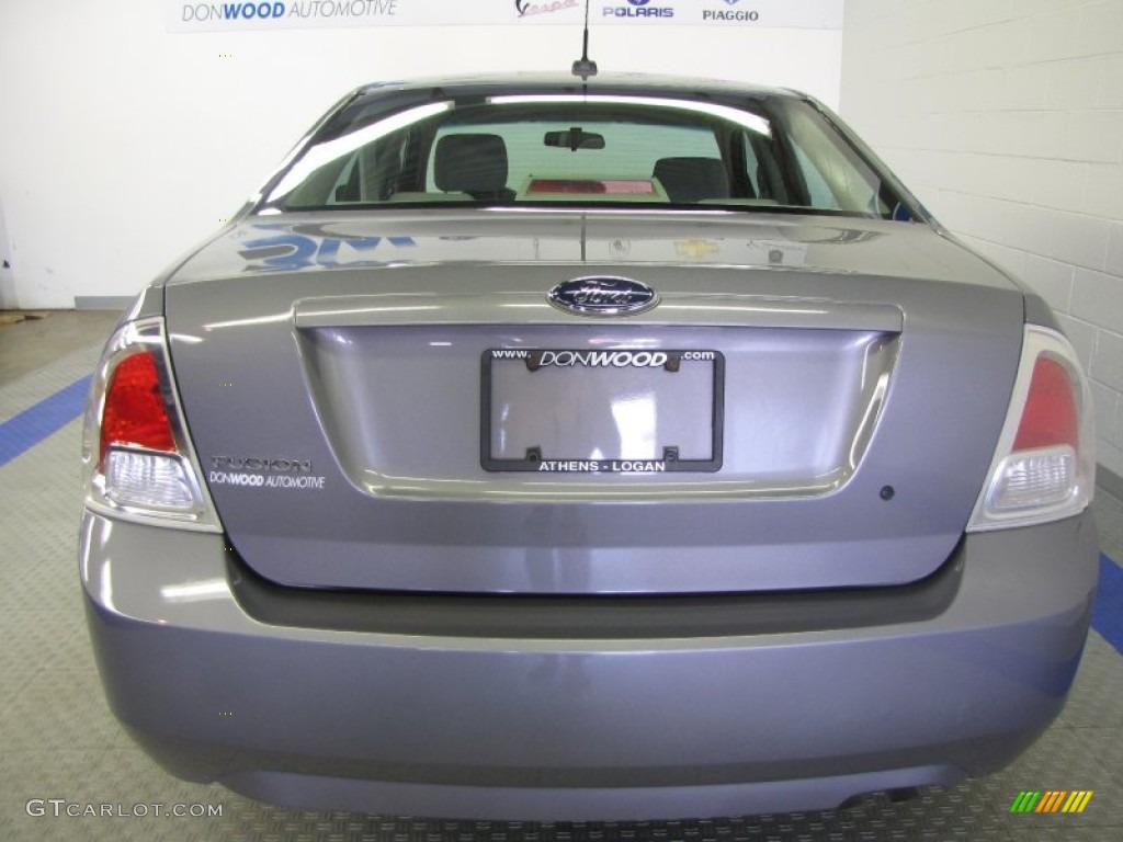 2007 Fusion S - Tungsten Grey Metallic / Light Stone photo #8
