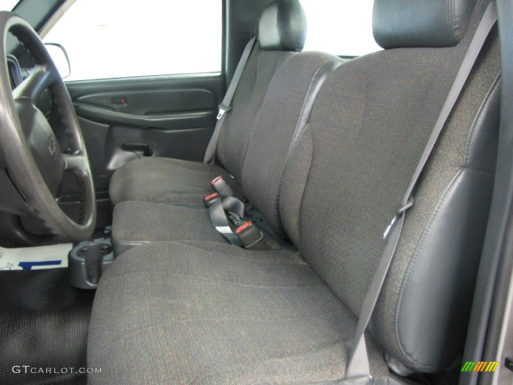Graphite Interior 2001 Chevrolet Silverado 1500 Regular Cab Photo #51416771