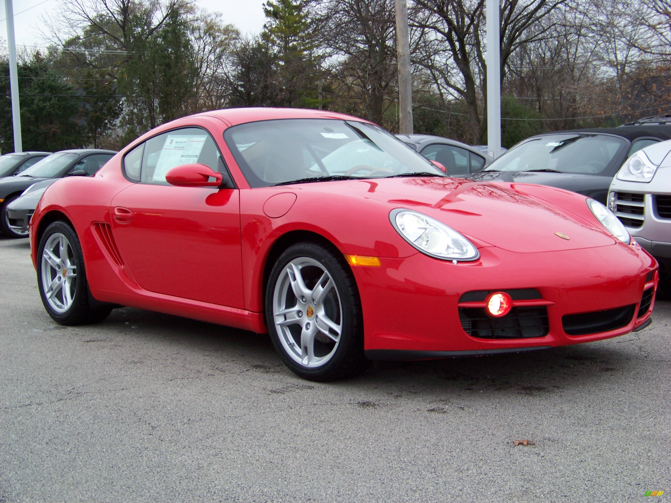Guards Red 2008 Porsche Cayman Standard Cayman Model Exterior Photo #514170