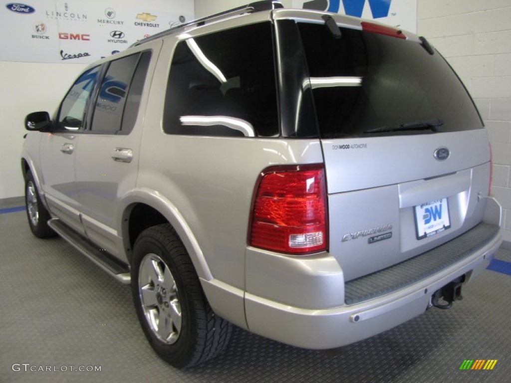 2003 Explorer Limited AWD - Silver Birch Metallic / Midnight Gray photo #3