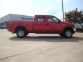 2002 Red Clearcoat Ford F250 Super Duty Lariat Crew Cab 4x4  photo #2