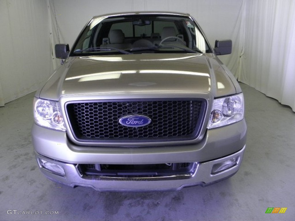 2004 F150 XLT SuperCab - Arizona Beige Metallic / Tan photo #2