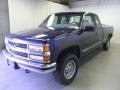 Indigo Blue Metallic 1999 Chevrolet Silverado 2500 Extended Cab 4x4 Exterior