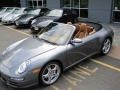 2006 Seal Grey Metallic Porsche 911 Carrera 4S Cabriolet  photo #25