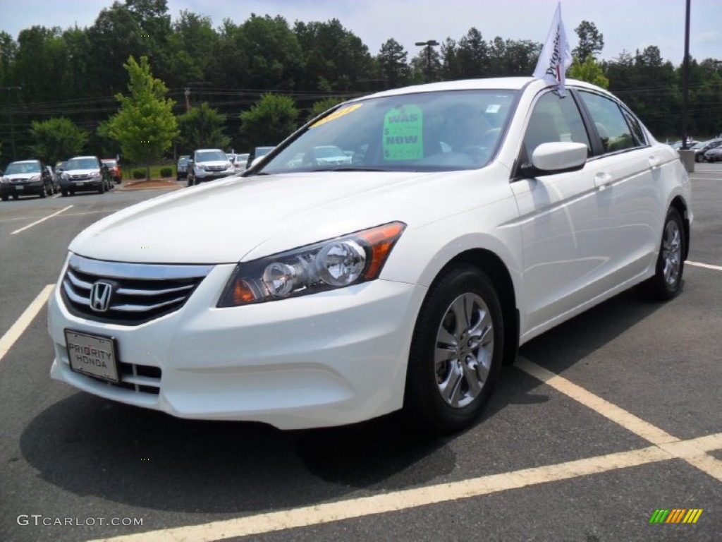 2011 Accord LX-P Sedan - Taffeta White / Ivory photo #1