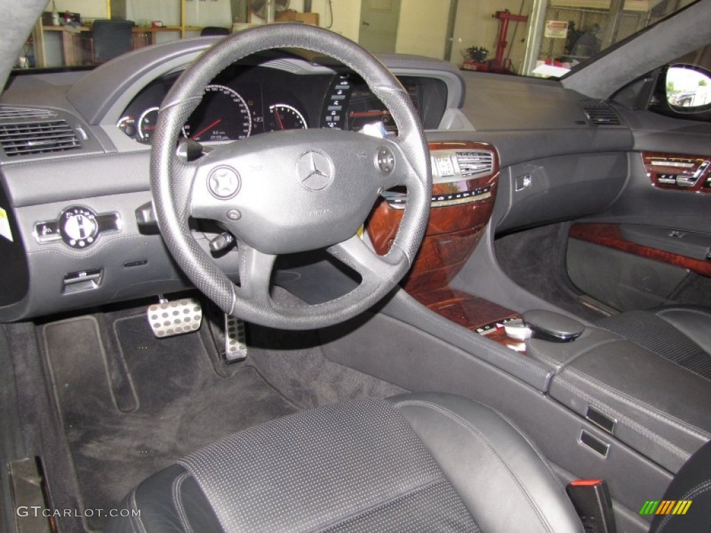 Black Interior 2008 Mercedes-Benz CL 63 AMG Photo #51421923