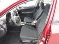 Carbon Black 2011 Subaru Impreza 2.5i Premium Wagon Interior Color