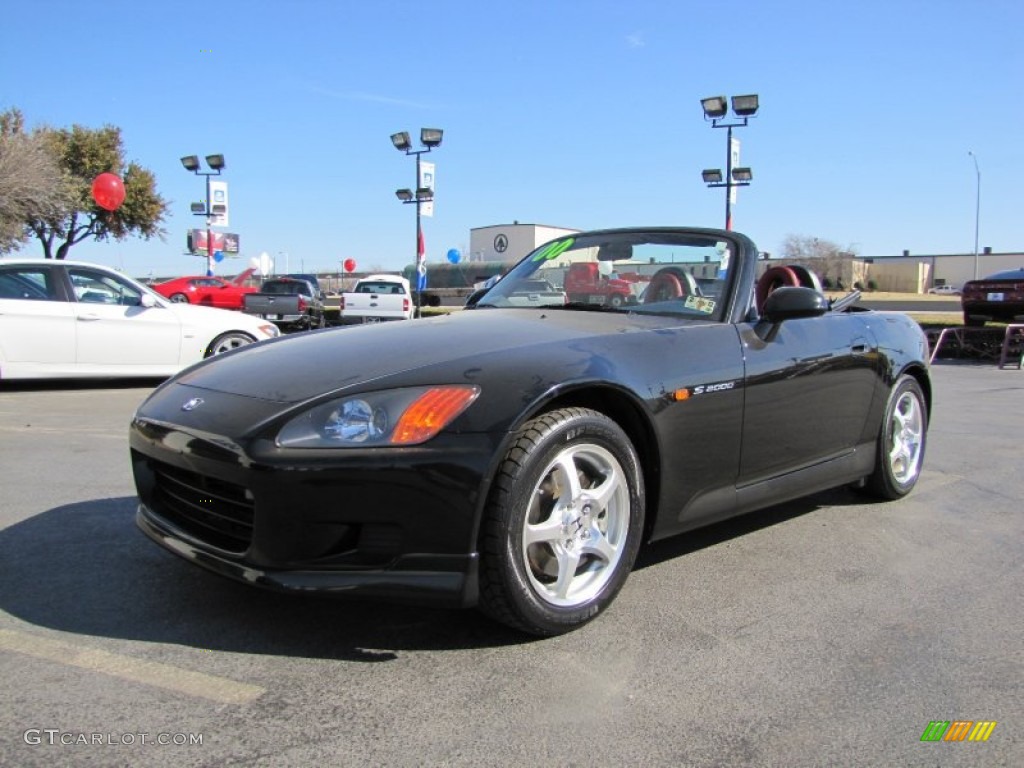 2000 S2000 Roadster - Berlina Black / Black/Red Leather photo #22