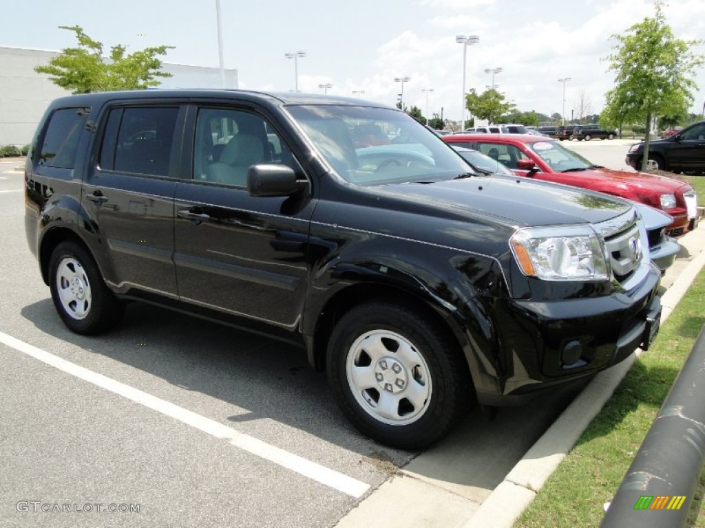 Formal Black 2009 Honda Pilot LX Exterior Photo #51426774