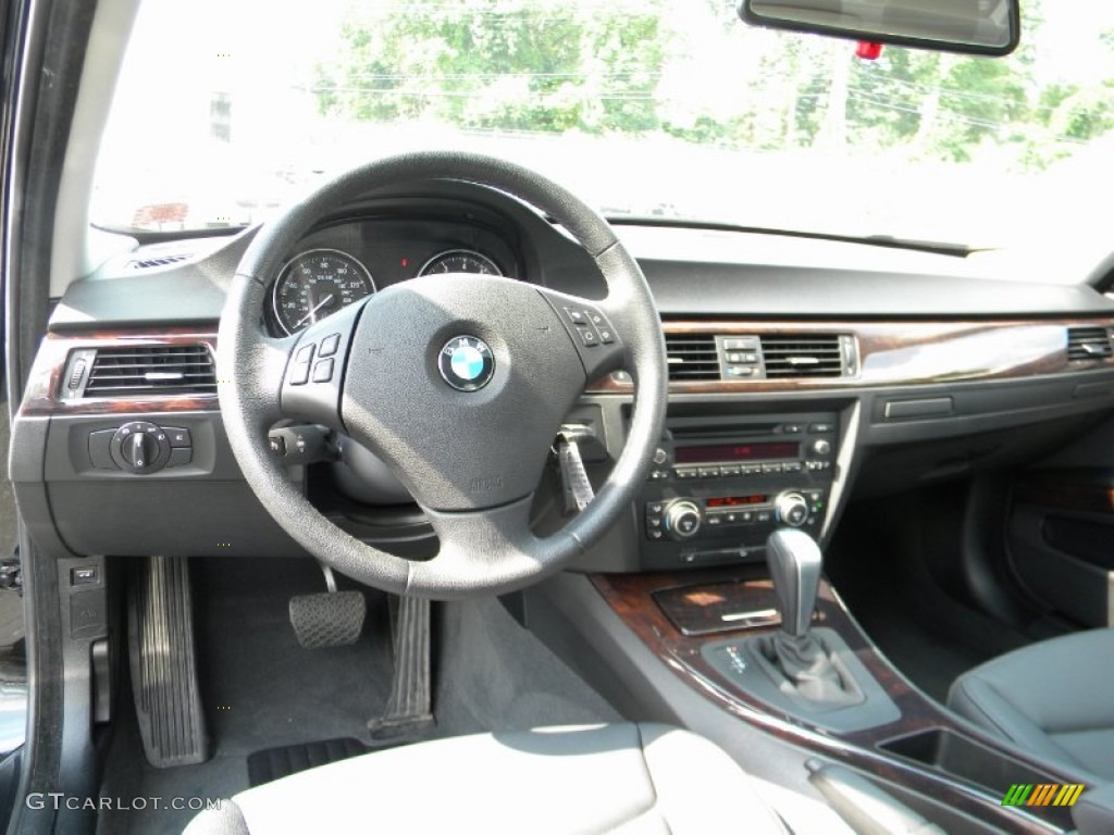 2008 3 Series 328xi Sedan - Jet Black / Black photo #12