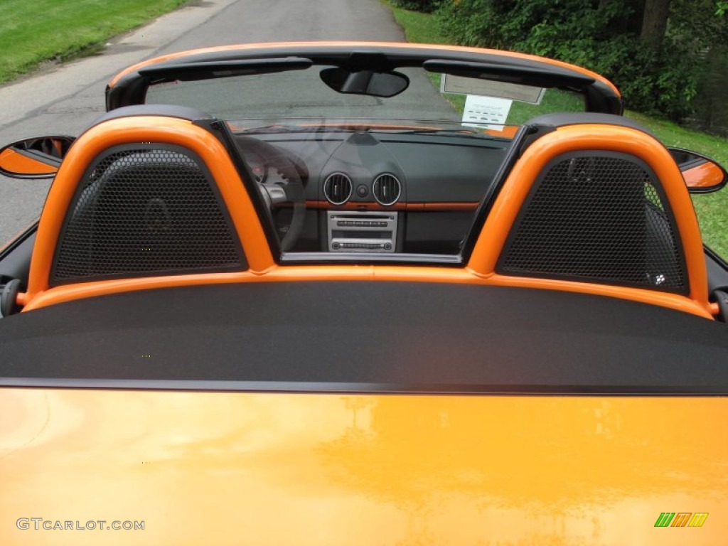 2008 Boxster S Limited Edition - Orange / Black w/ Alcantara Seat Inlay photo #11